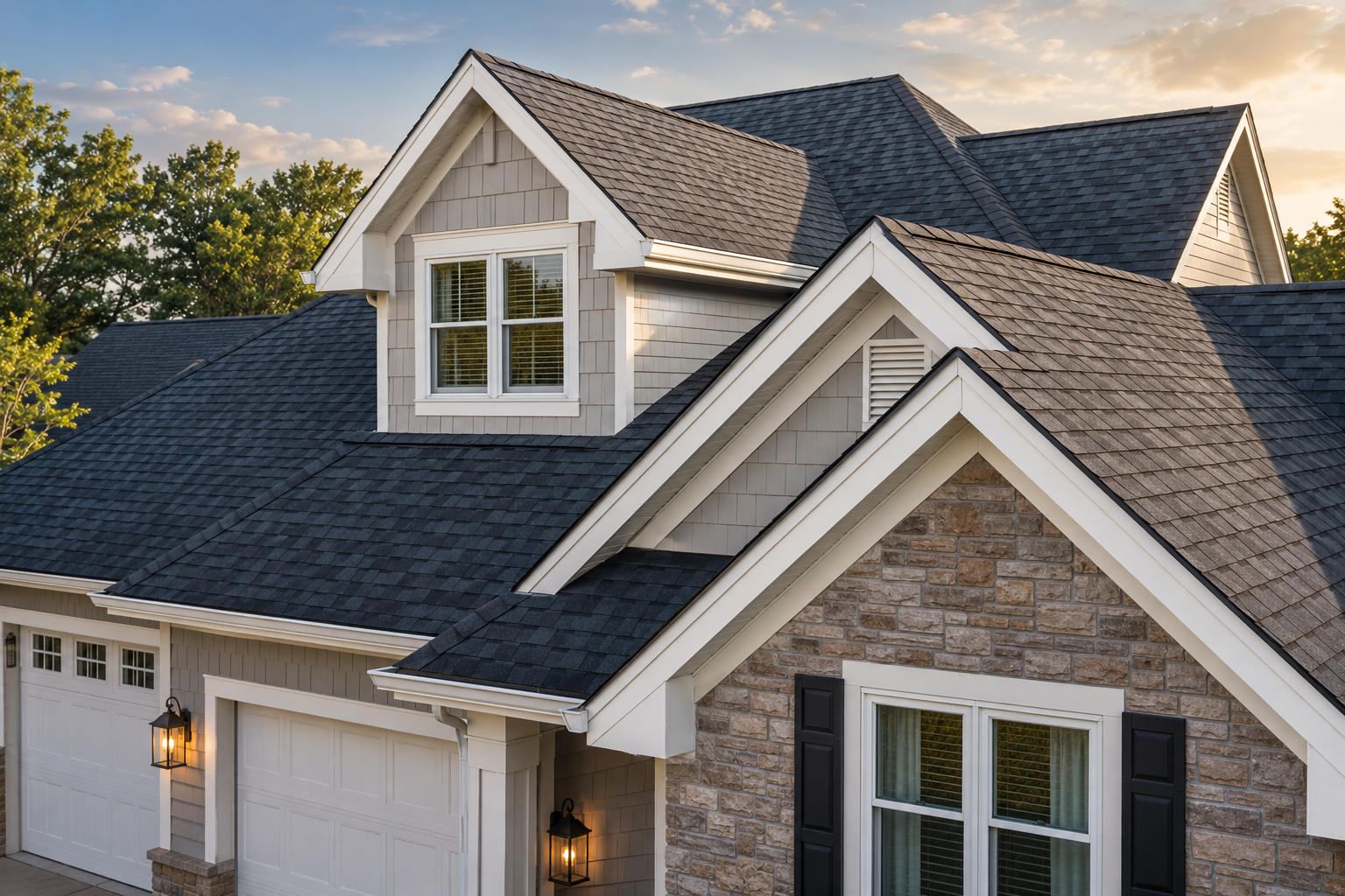 Texas home roof representing roof replacement coverage